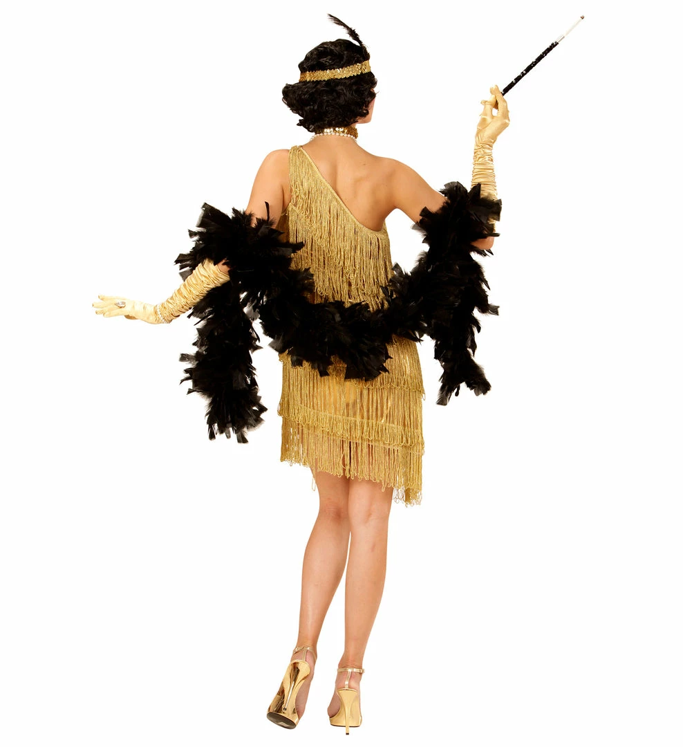 Widmann Roaring 20's Gold Flapper Costume Ladies 5 Widmann Roaring 20's Gold Flapper Costume Ladies