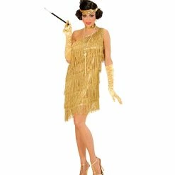 Widmann Roaring 20's Gold Flapper Costume Ladies