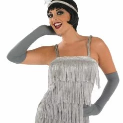 Funshack Roaring 1920's Girl Silver Flapper Costume