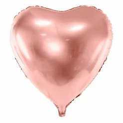 Partydecor Large Rose Gold 28" Heart Foil Balloon