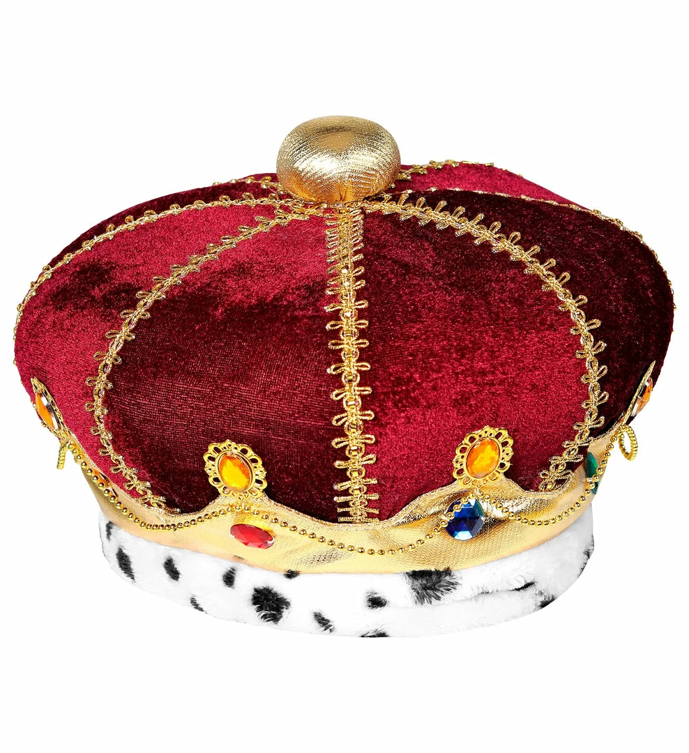 Widmann Royal Crown With Gemstones Medieval, Renaissance & Tudor Costumes 3 Widmann Royal Crown With Gemstones Medieval, Renaissance & Tudor Costumes