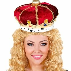 Widmann Royal Crown With Gemstones Medieval, Renaissance & Tudor Costumes 7 Widmann Royal Crown With Gemstones Medieval, Renaissance & Tudor Costumes