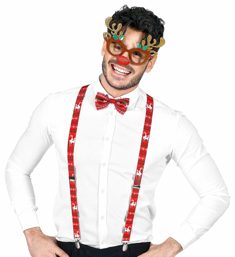 Widmann Rudolf Reindeer Christmas Party Set Christmas Costumes 5 Widmann Rudolf Reindeer Christmas Party Set Christmas Costumes