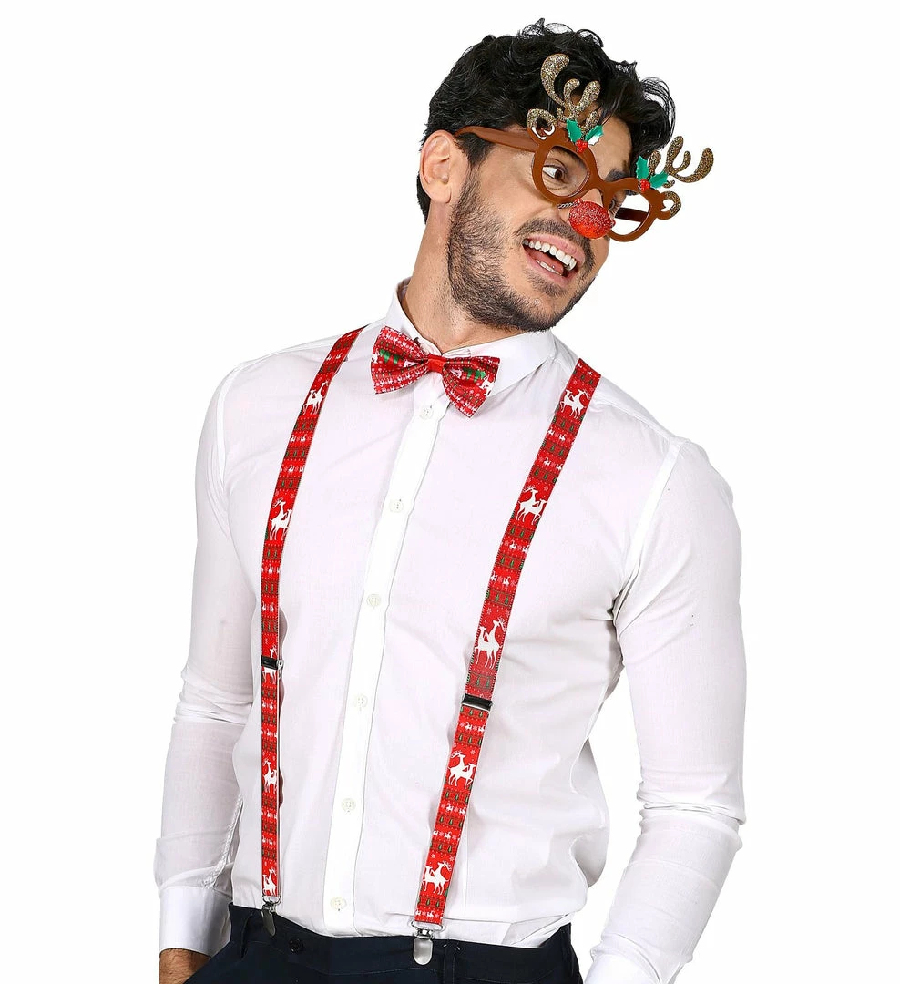 Widmann Rudolf Reindeer Christmas Party Set Christmas Costumes 3 Widmann Rudolf Reindeer Christmas Party Set Christmas Costumes