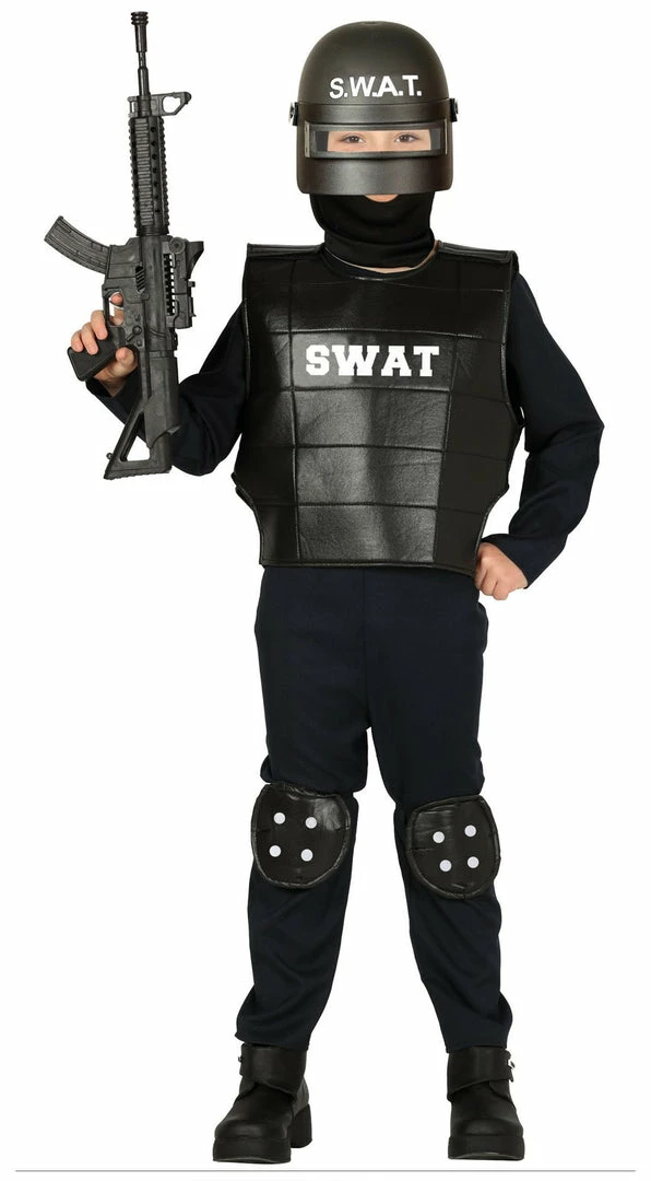 Fiestas Guirca SWAT Police Costume Child's 4 Fiestas Guirca SWAT Police Costume Child's