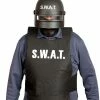 Fiestas Guirca Cops & Robbers SWAT Riot Police Helmet Adult