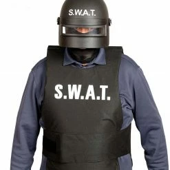 Fiestas Guirca Cops & Robbers SWAT Riot Police Helmet Adult