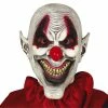Fiestas Guirca Halloween Accessories Sadistic Clown Mask Latex