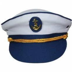 Wicked Sailor Captain Hat Blue Uniform Costumes