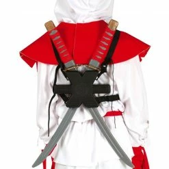 Fiestas Guirca Ninja Costumes Samurai Ninja Swords Red
