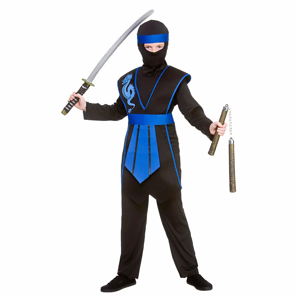 Wicked Samurai Ninja Costume Boy 3 Wicked Samurai Ninja Costume Boy
