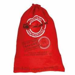 Fiestas Guirca Santa Claus Felt Sack Red Christmas Accessories