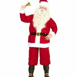 Widmann Christmas Costumes Santa Claus Suit 4 Piece Costume