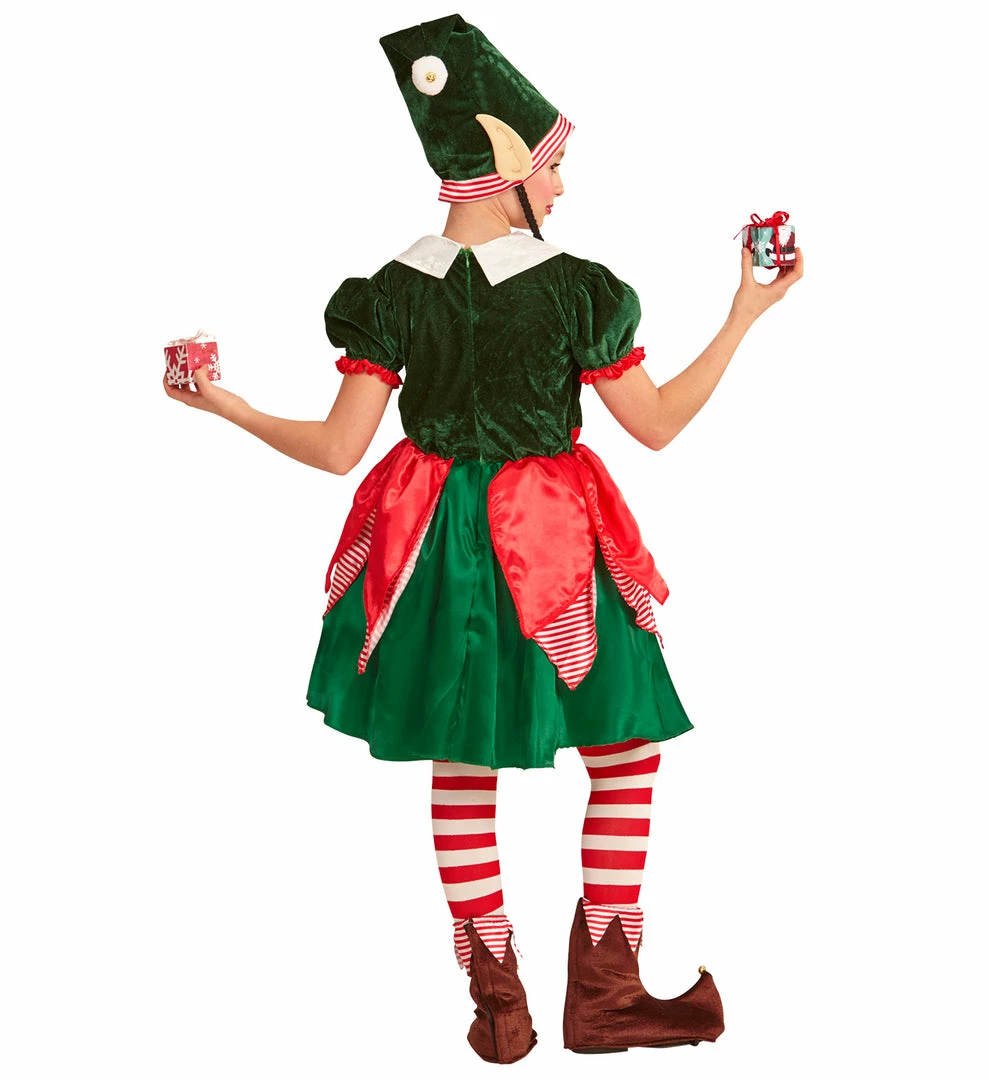 Widmann Santa's Little Helper Costume Girl 5 Widmann Santa's Little Helper Costume Girl
