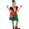 Widmann Santa's Little Helper Costume Girl 1 Widmann Santa's Little Helper Costume Girl