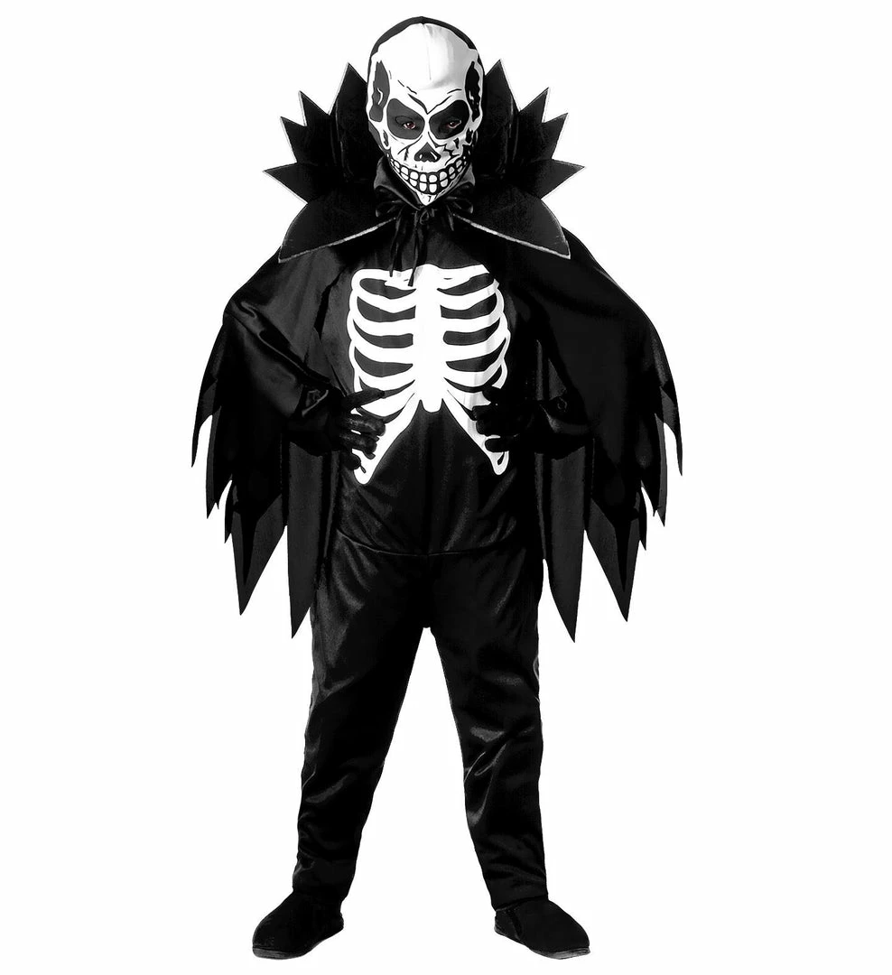 Widmann Halloween Scary Skeleton Vampire Costume Boy 3 Widmann Halloween Scary Skeleton Vampire Costume Boy