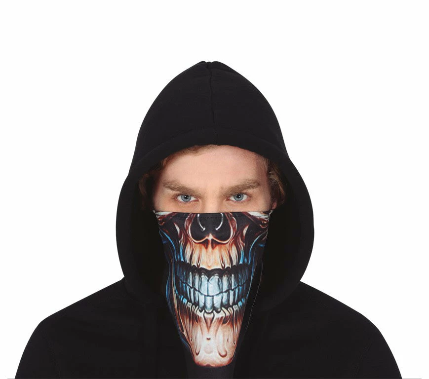 Fiestas Guirca Halloween Scary Skull Bandana Mask 3 Fiestas Guirca Halloween Scary Skull Bandana Mask
