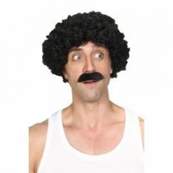 My Fancy Dress Decades And History Scouser Guy Wig And Tash Set