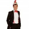 Widmann Sequin Mini Santa Hat With Jingle Bell And Bow Tie