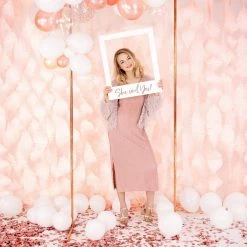 Partydecor She Said Yes Selfie Photo Frame