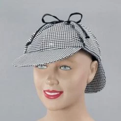 My Fancy Dress Costume Accessories Sherlock Holmes Detective Deerstalker Hat