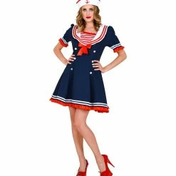 Widmann Ship Ahoy Sailor Costume Ladies 7 Widmann Ship Ahoy Sailor Costume Ladies