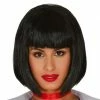 Fiestas Guirca Costume Accessories Short Bob Wig Black 2 Fiestas Guirca Costume Accessories Short Bob Wig Black