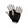 Wicked 80's Short Fishnet Gloves Black 2 Wicked 80's Short Fishnet Gloves Black