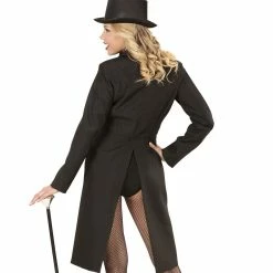 Widmann 1920's Showtime Black Tailcoat Jacket Ladies 7 Widmann 1920's Showtime Black Tailcoat Jacket Ladies