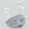 Bristol Silver Eyemask Ribbon Tie 2 Bristol Silver Eyemask Ribbon Tie