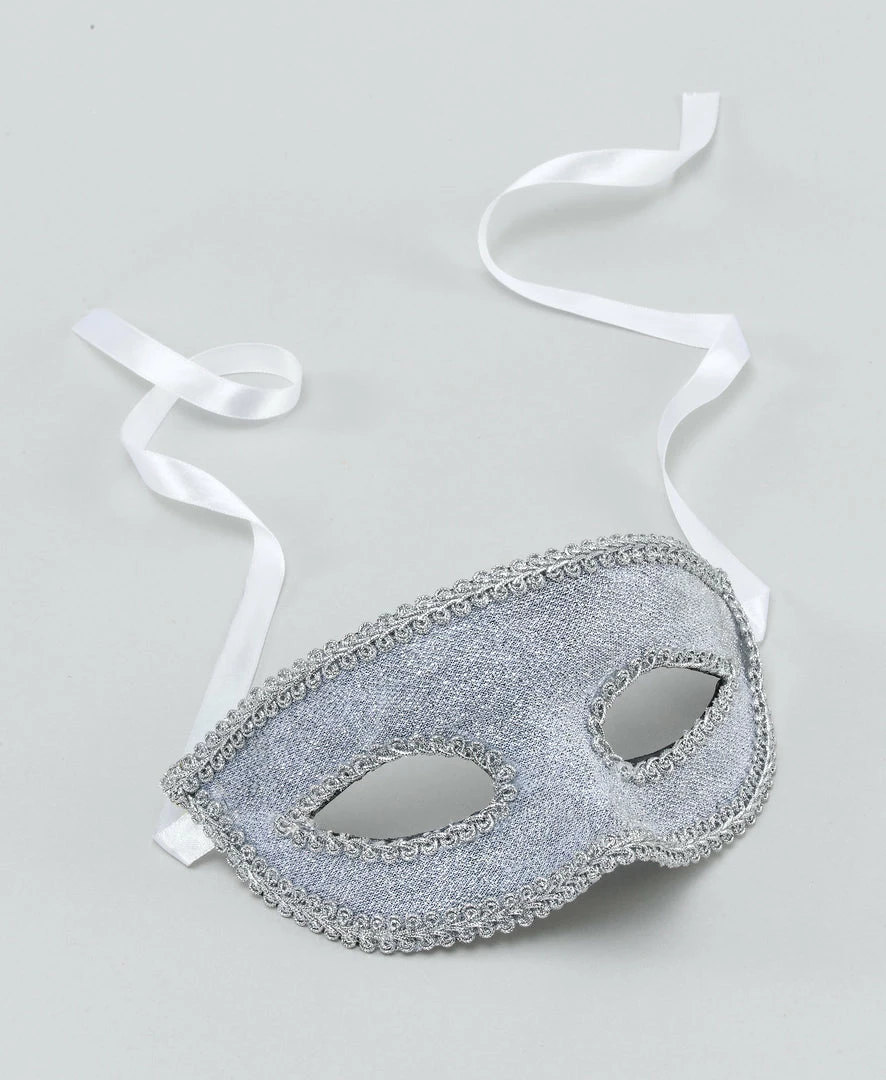 Bristol Silver Eyemask Ribbon Tie 3 Bristol Silver Eyemask Ribbon Tie
