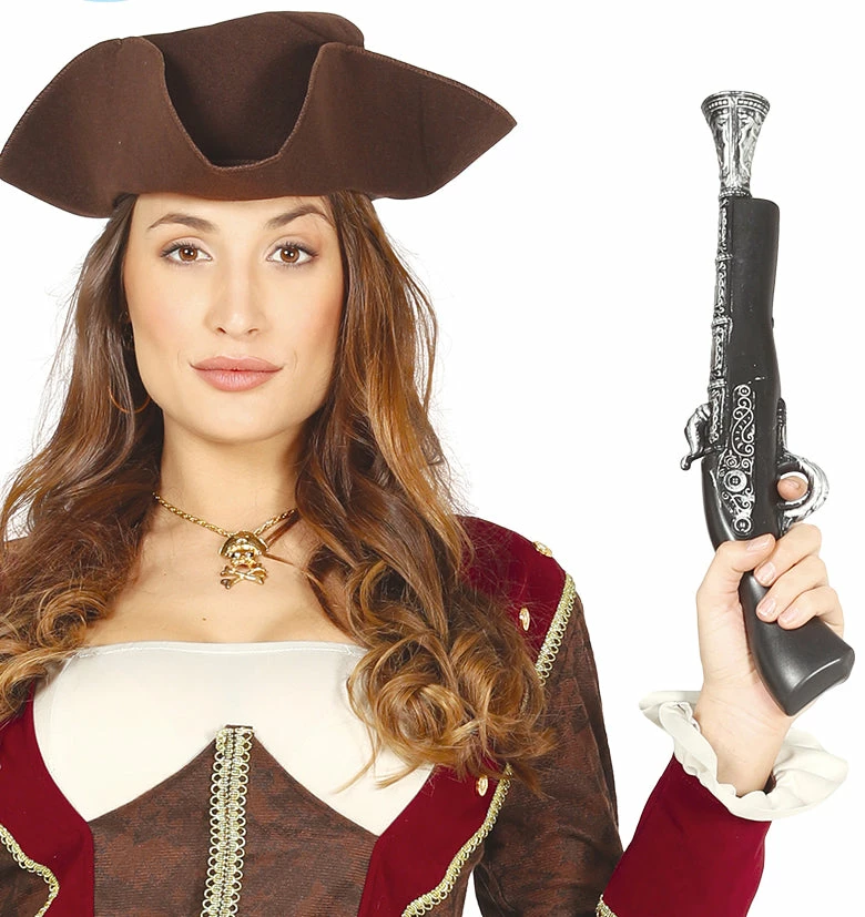 Fiestas Guirca Silver Pirate Pistol 3 Fiestas Guirca Silver Pirate Pistol