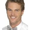 Smiffy's Costume Accessories Silver Sequin Bow Tie 1 Smiffy's Costume Accessories Silver Sequin Bow Tie