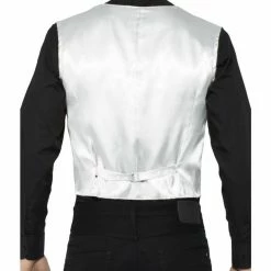 Smiffy's Silver Sequin Waistcoat Ladies 6 Smiffy's Silver Sequin Waistcoat Ladies