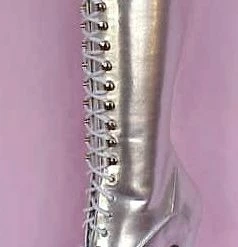 Bristol Costume Accessories Silver Exotica Boot Funtasma
