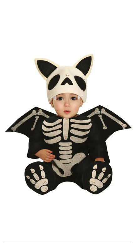 Fiestas Guirca Halloween Skeleton Bat Toddler Costume 3 Fiestas Guirca Halloween Skeleton Bat Toddler Costume
