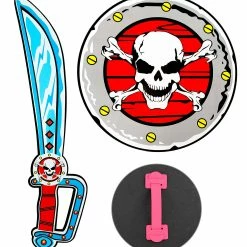 Widmann Skull Pirate Sword And Shield Set Child's
