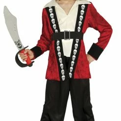 Fiestas Guirca Pirate Costumes Skull Pirate Boy Costume
