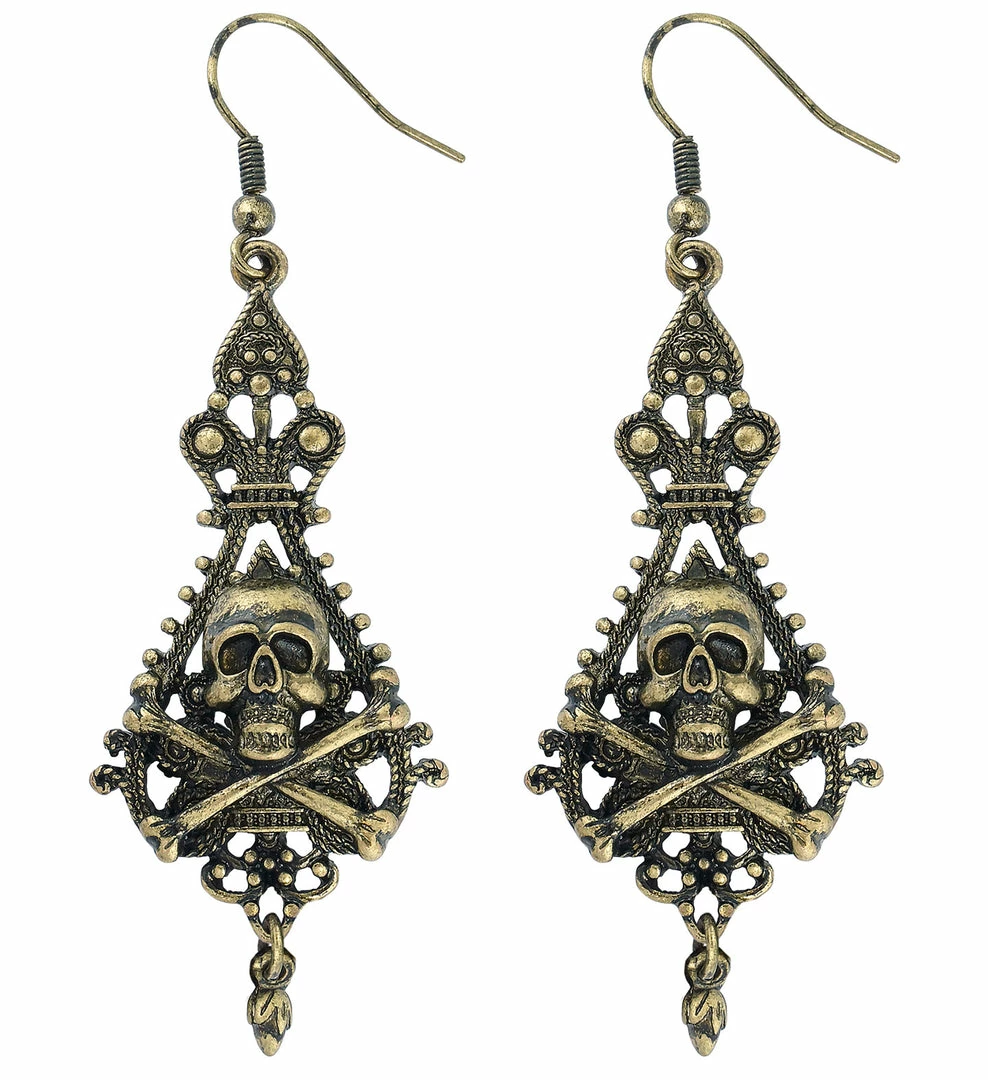 Widmann Pirate Costumes Skull And Crossed Bones Pirate Earrings 4 Widmann Pirate Costumes Skull And Crossed Bones Pirate Earrings