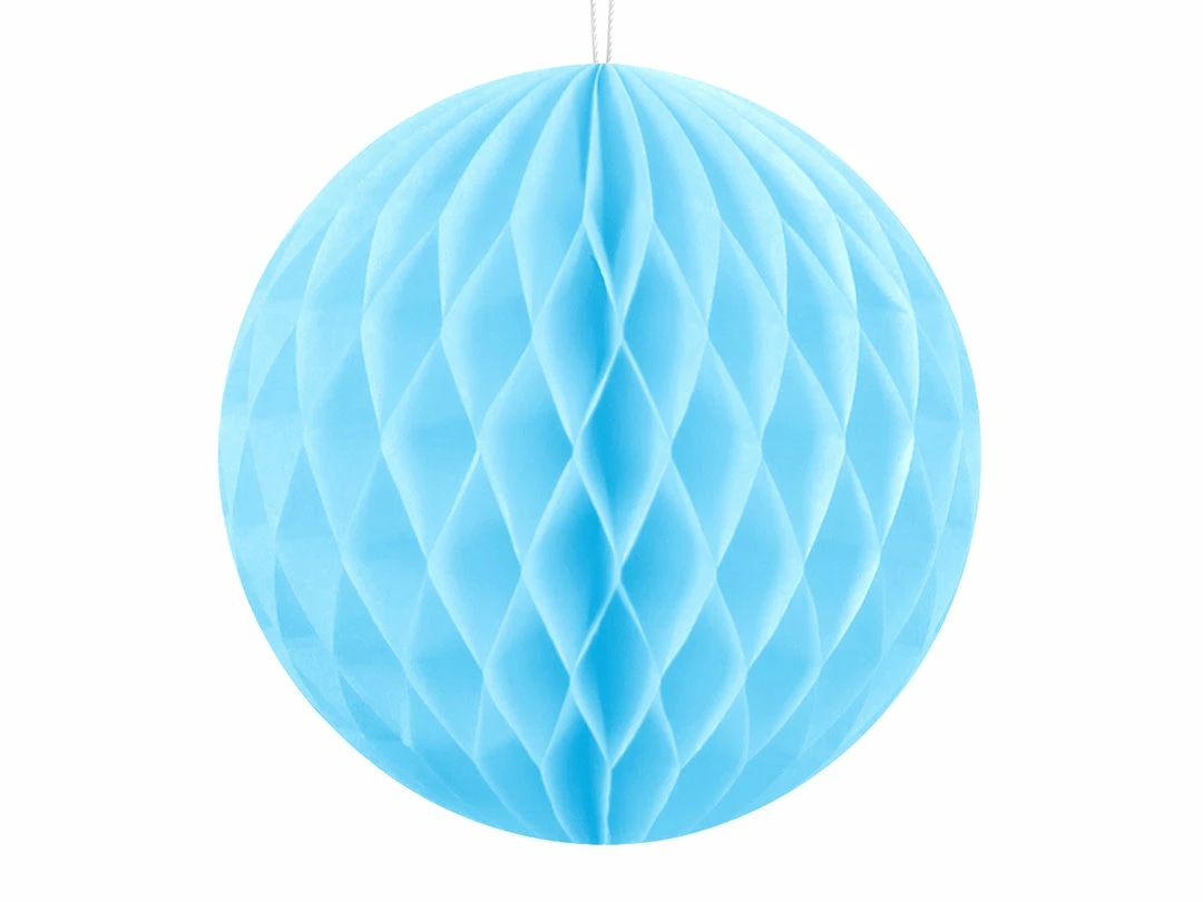 Partydecor Sky Blue Honeycomb Decoration 10cm 3 Partydecor Sky Blue Honeycomb Decoration 10cm