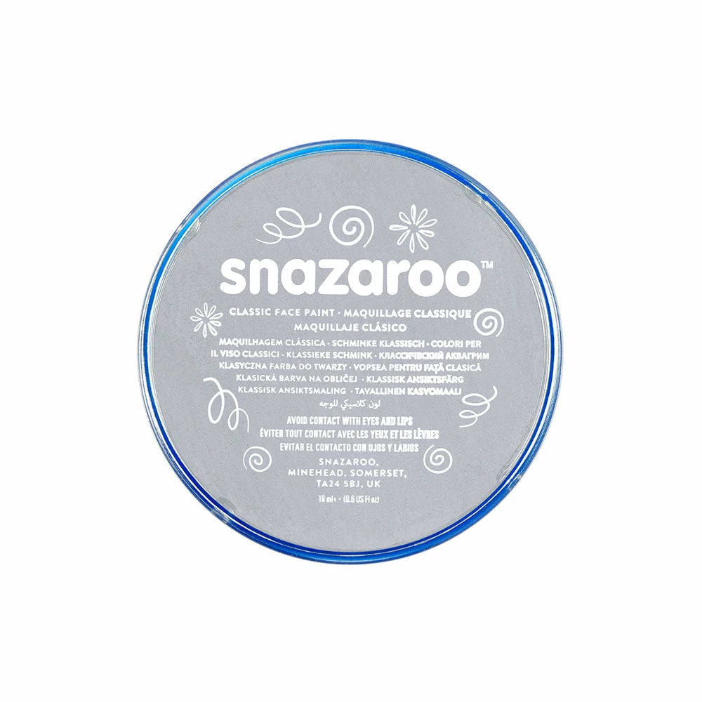Snazaroo Face And Body Paint Light Grey Facepaints & FX 3 Snazaroo Face And Body Paint Light Grey Facepaints & FX