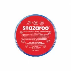 Snazaroo Face And Body Paint Bright Red Costume Accessories