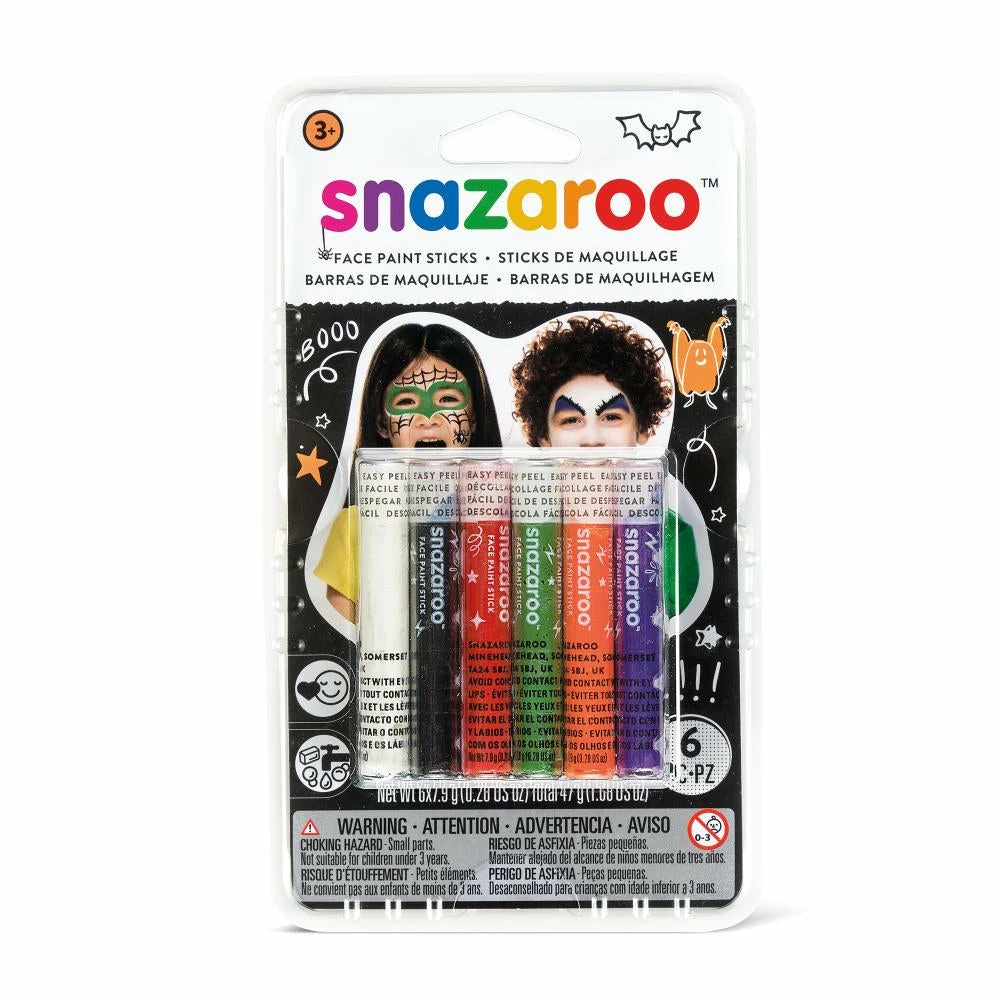 Snazaroo Face Painting Sticks For Halloween Costume Accessories 3 Snazaroo Face Painting Sticks For Halloween Costume Accessories