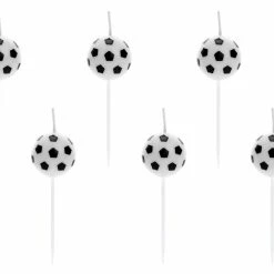 Widmann Party Supplies Soccer Ball Birthday Candles 6 Pack