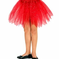 Fiestas Guirca Sparkling Tutu Skirt Red Kids