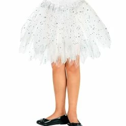 Fiestas Guirca Sparkling Tutu Skirt White Kids Christmas Costumes