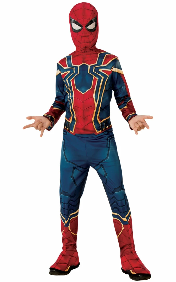 Rubies Spider-Man Iron Spider Infinity War Costume Boys 3 Rubies Spider-Man Iron Spider Infinity War Costume Boys