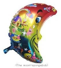 My Fancy Dress Party Supplies SpongeBob SquarePants Moon Balloons