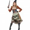Widmann Steampunk Costume With Mini Hat Ladies 2 Widmann Steampunk Costume With Mini Hat Ladies