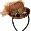 Widmann Steampunk Watch Mini Top Hat Victorian Costumes